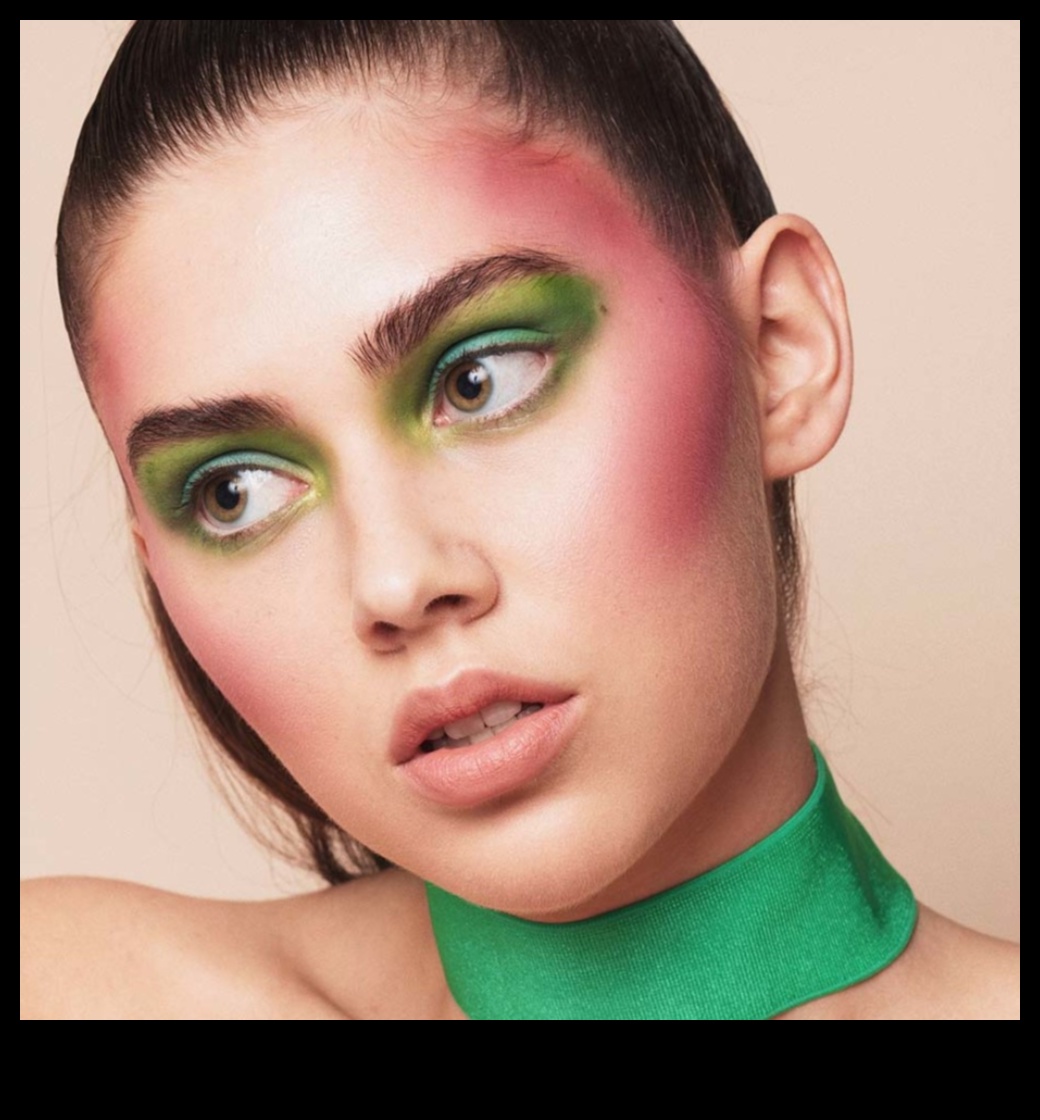 أحمر خدود جريء، اختيارات جريئة: احتضان الألوان المميزة في مكياج جلام