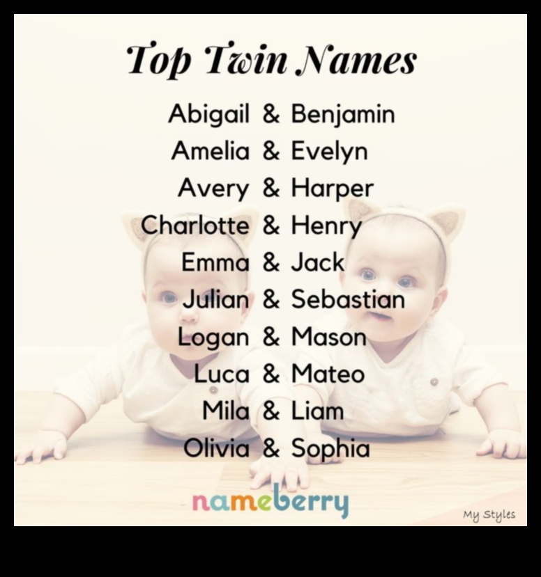 الثنائيات الرقيقة 50+ أسماء الأطفال التوأم المتناغمة للبنين والبنات 5 الثنائيات الرقيقة: أسماء الأطفال التوأم المتناغمة